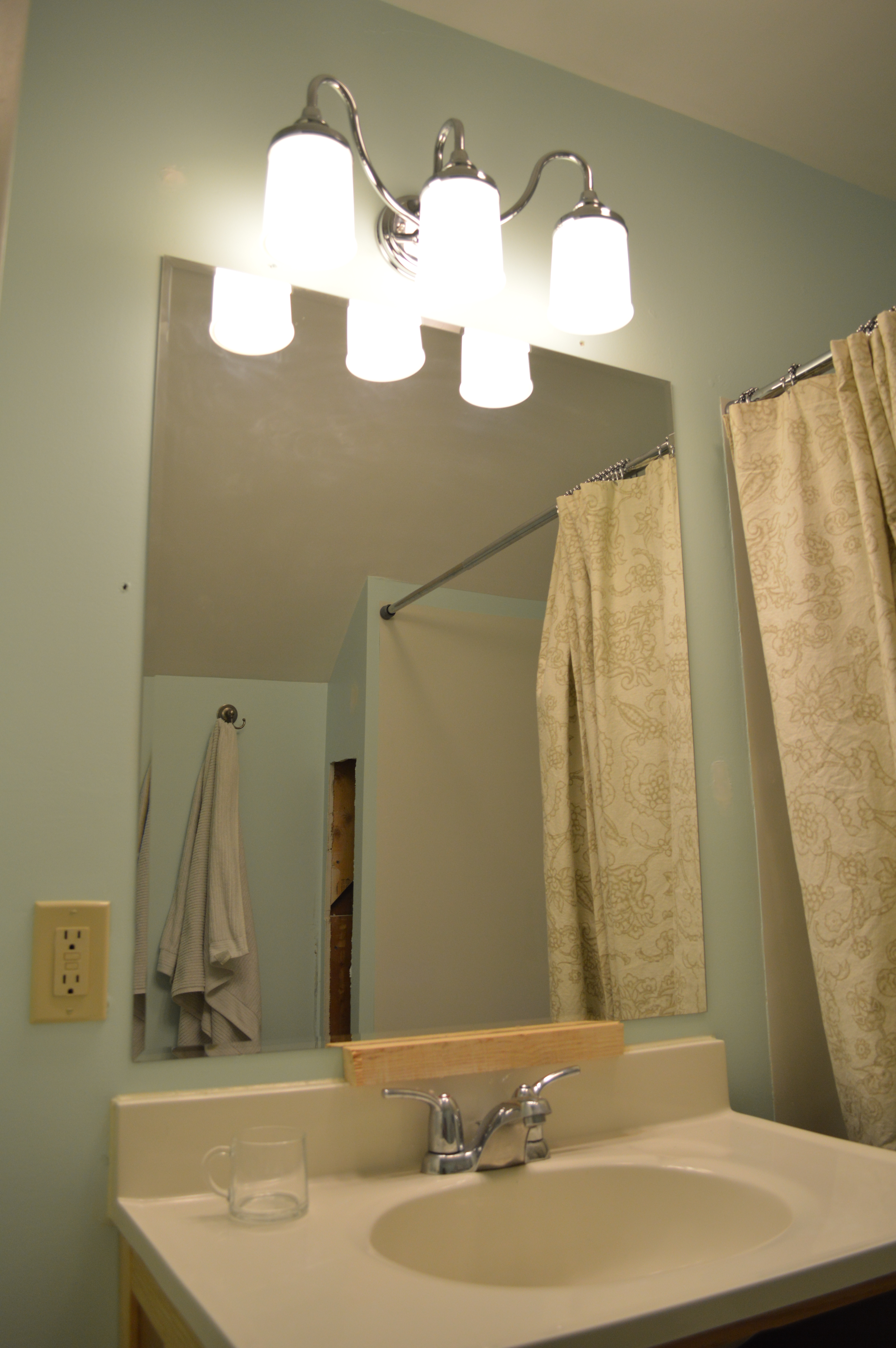 Framing a Bathroom Mirror